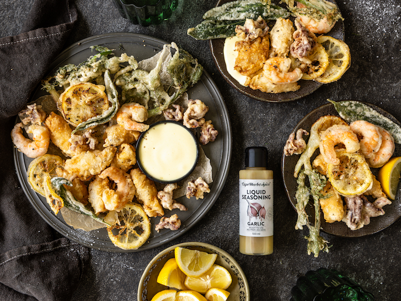 Fritto Misto with Cheat’s Garlic Aioli